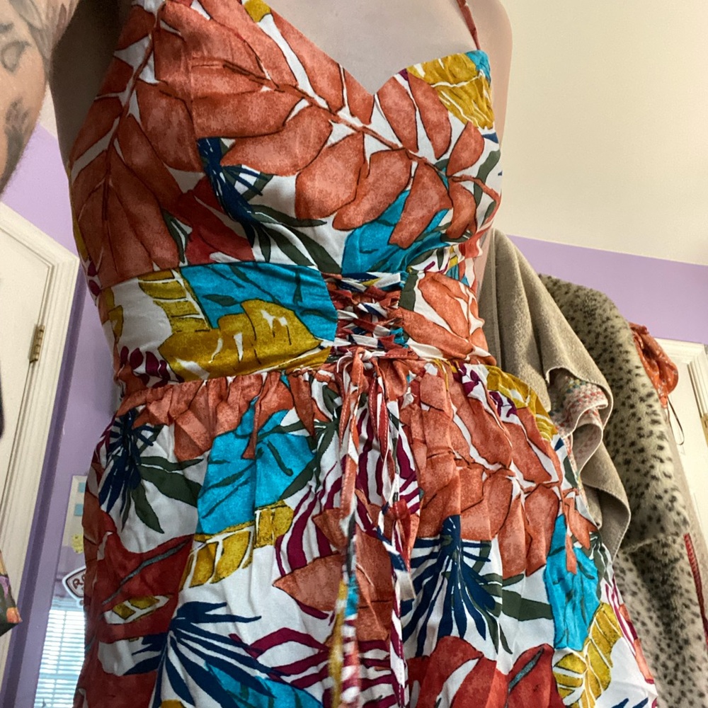 Forever 21 floral romper/ jumpsuit